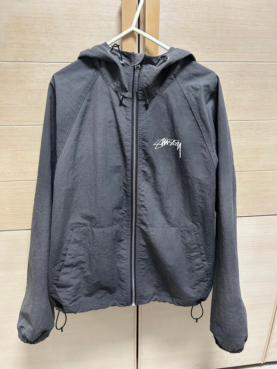 스투시 웨이브 다이 비치쉘 자켓 블랙 xs 상품이미지1