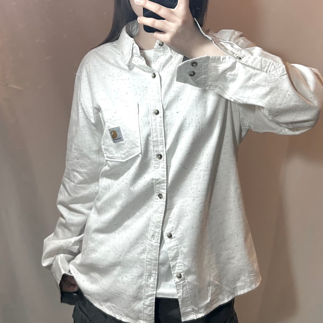 칼하트 셔츠 🪽 화이트  상품이미지3