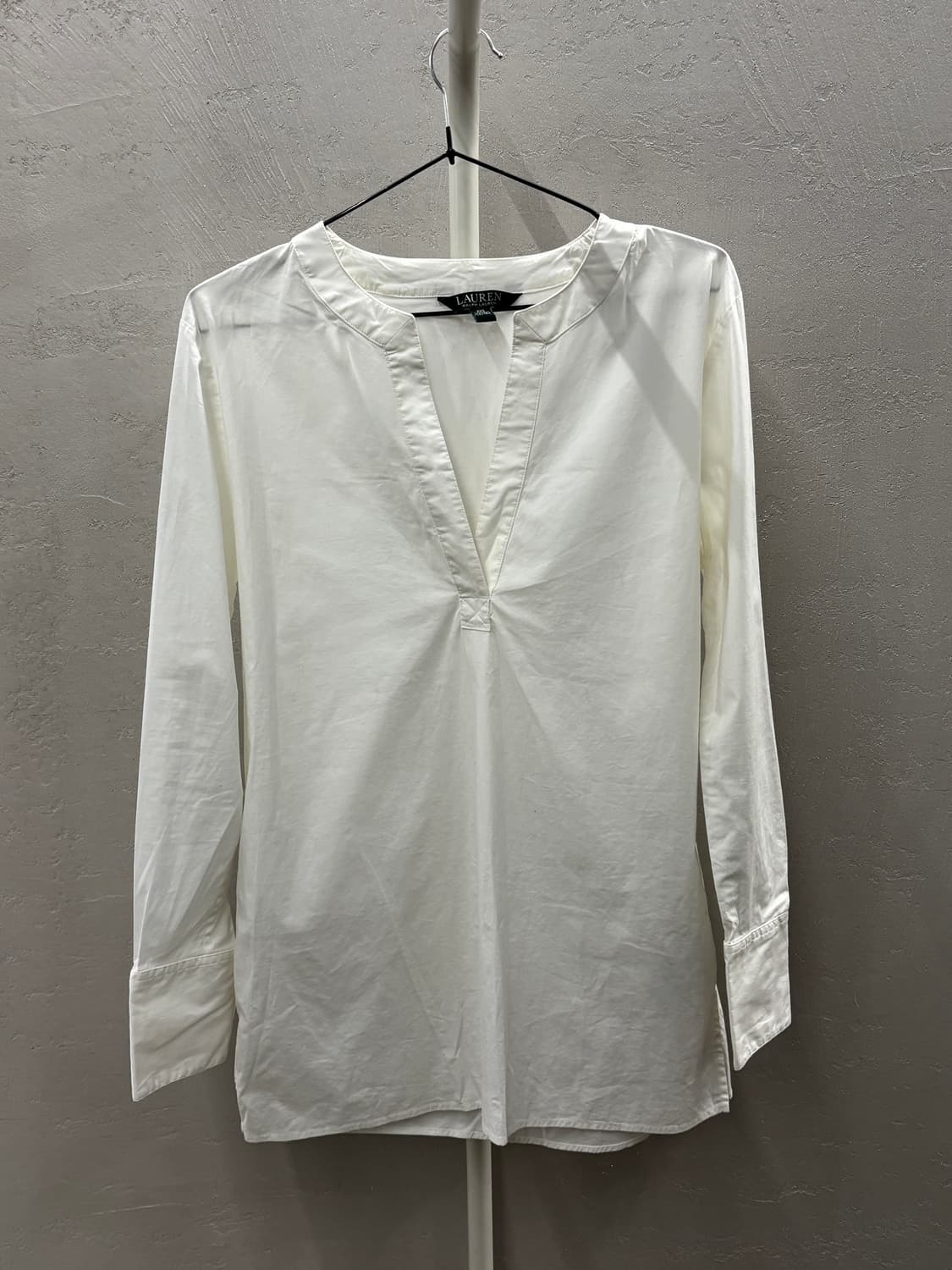 랄프로렌 화이트 튜닉 셔츠 xxs 상품이미지2