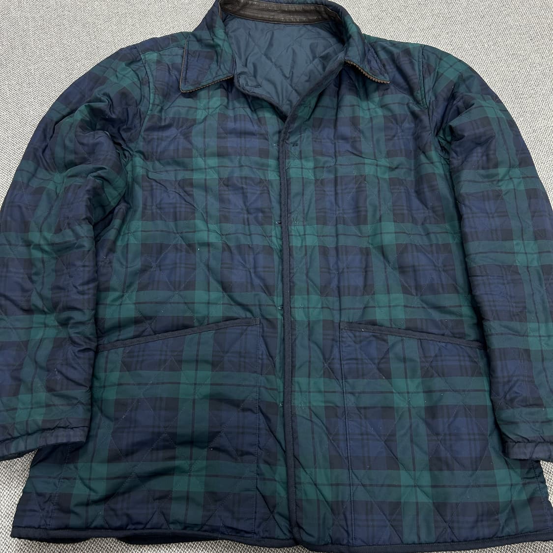 폴로 리버시블 퀼팅 자켓(M) 상품이미지6