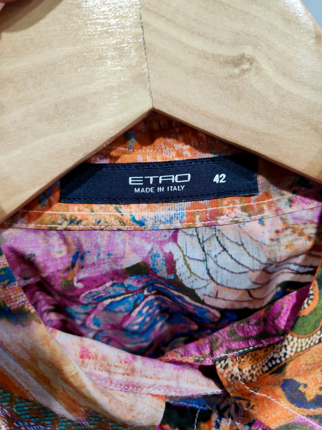 에트로 페이즐리 패치워크 셔츠 42 상품이미지5