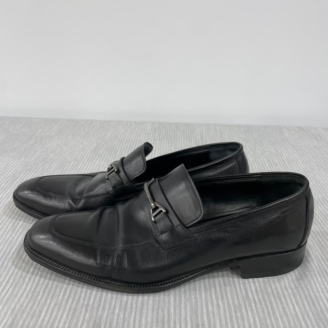 491) HugoBoss 휴고 보스 레더 홀스빗 로퍼 US10 상품이미지3