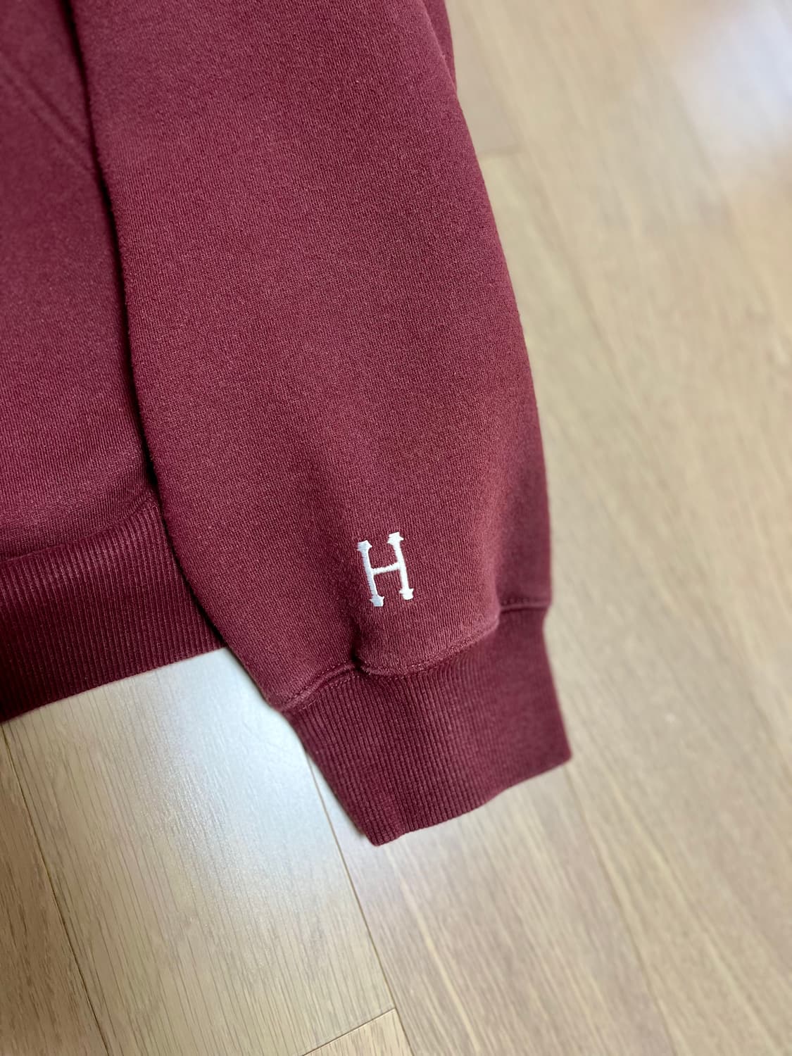 허프 버건디 후드티 S 상품이미지2