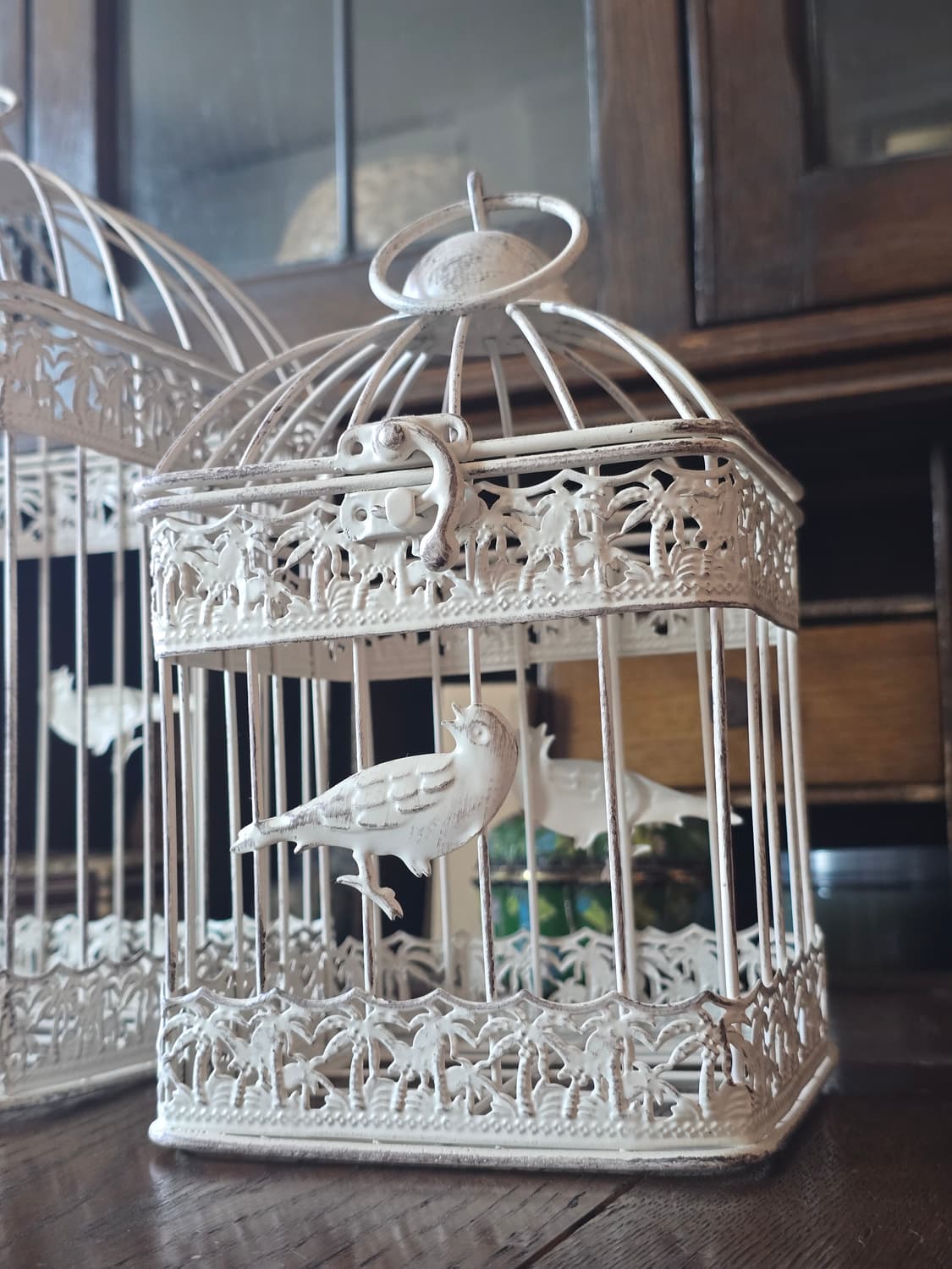 빈티지 철제 새장 인테리어 소품 2종 세트 상품이미지5