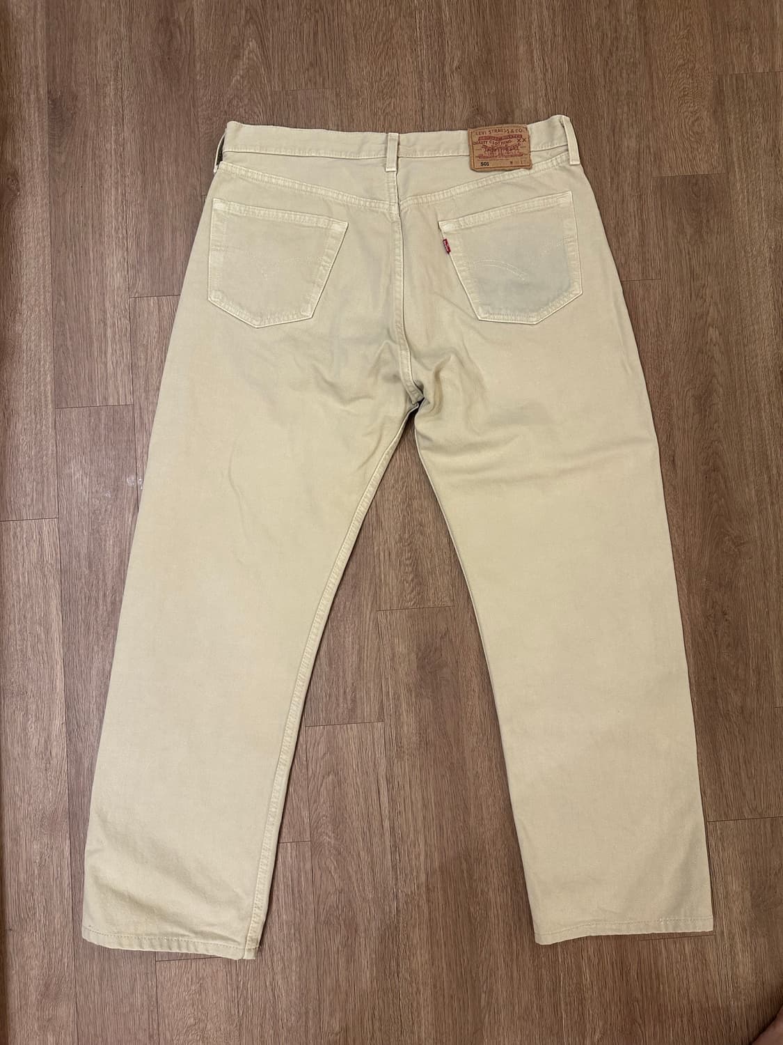 리바이스 501 빈티지 베이지 데님 38 사이즈 상품이미지2