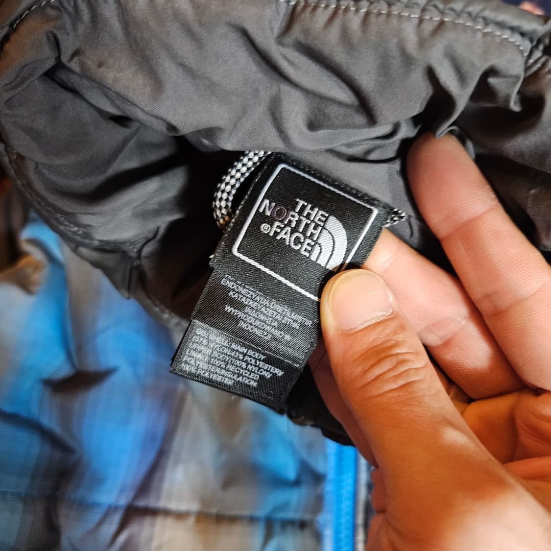 (미사용)노스페이스 체크 블럭 패딩 베스트 M / XL size 2종 상품이미지8