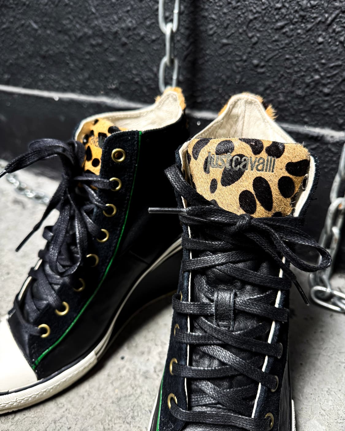 Just Cavalli – Leopard Wedge Heel 상품이미지3