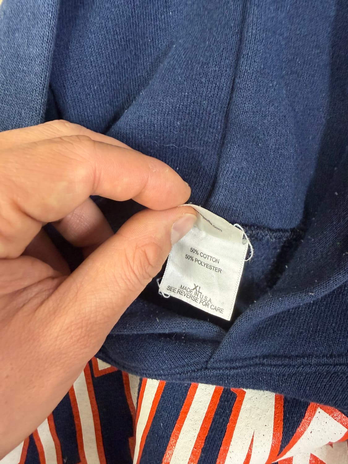 90s 빈티지 50/50 스웻 후드 상품이미지6