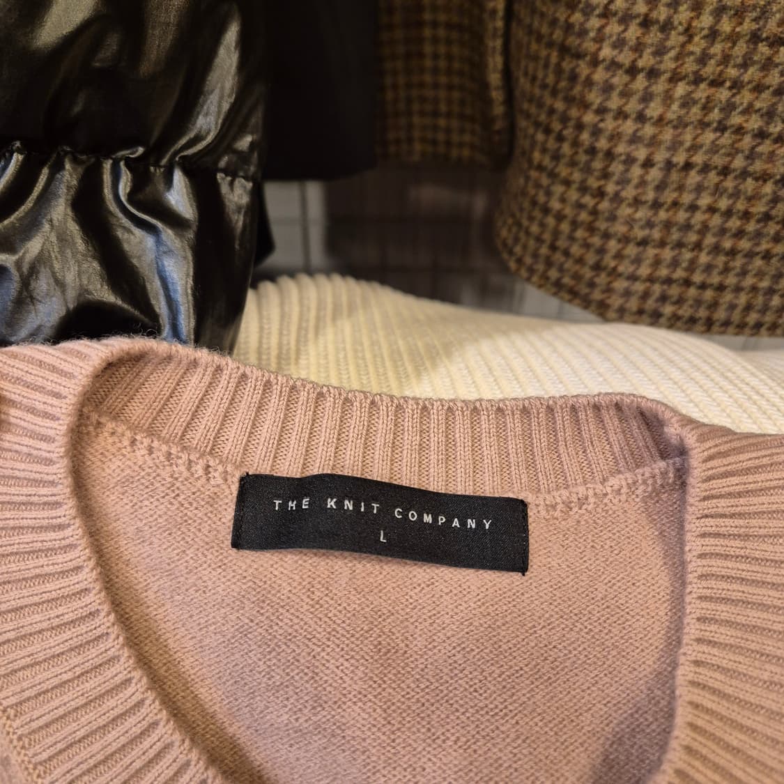 L 핑크 울니트  상품이미지3