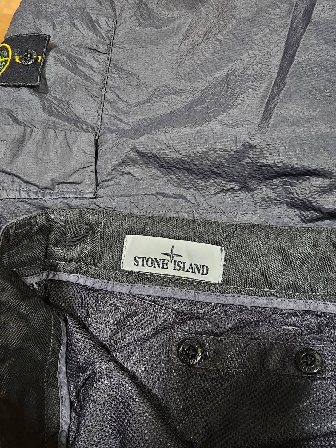 [36] 20SS 스톤아일랜드 시어서커 카고 버뮤다 쇼츠 상품이미지5