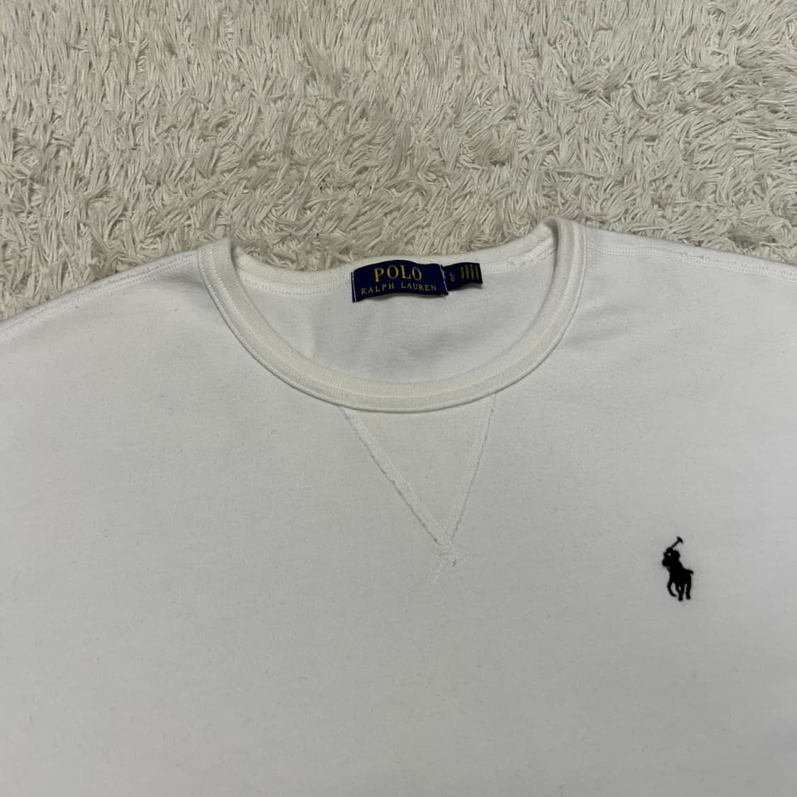 Polo Ralph Lauren White Sweatshirt 상품이미지5