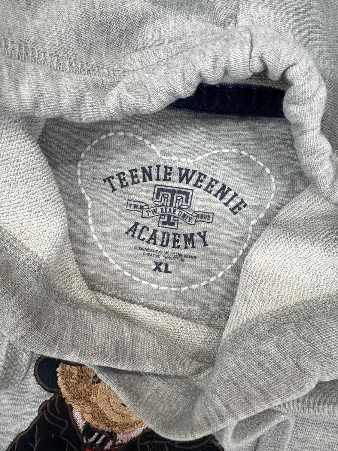  티니위니 후드티 그레이xl 상품이미지3
