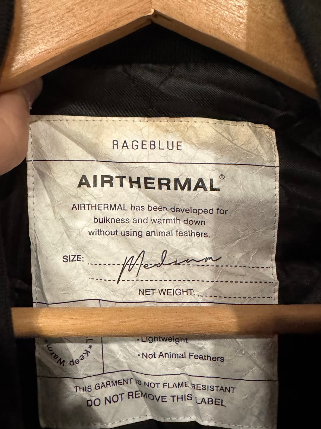 레이지블루 에어서멀 플리스 MA-1 자켓  상품이미지3