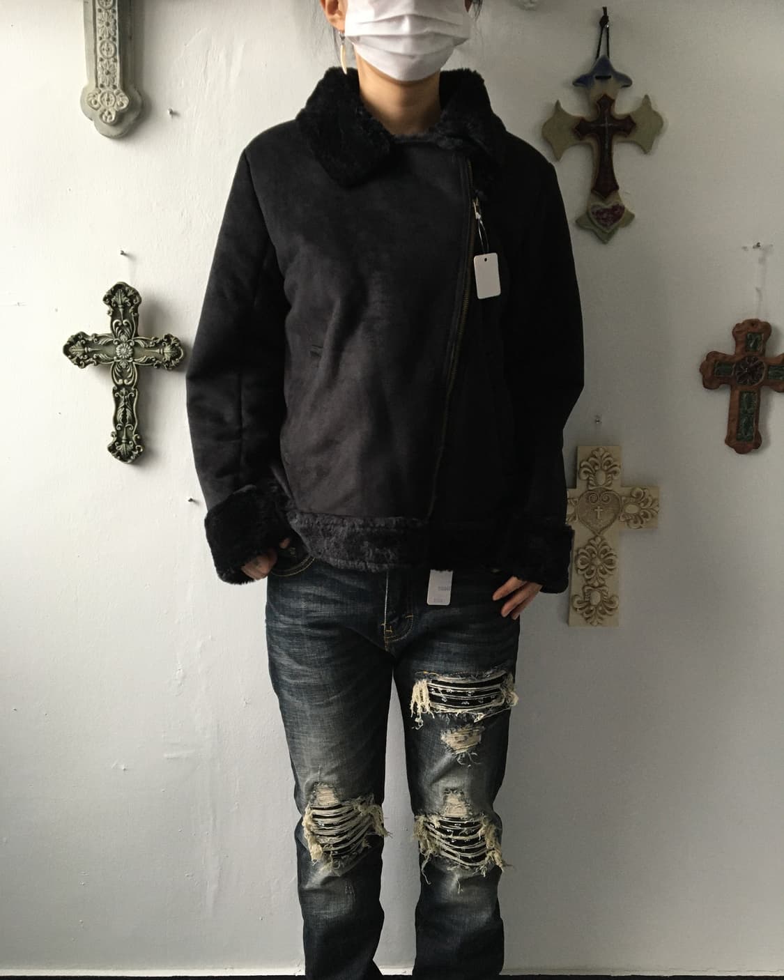 Fake fur mustang 상품이미지1