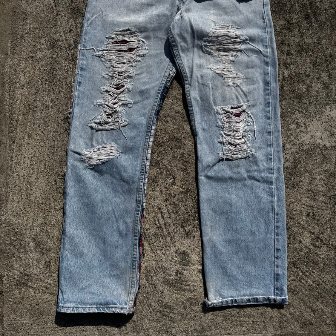 [32] 90s 리바이스 505 커스텀 데님 팬츠 상품이미지6