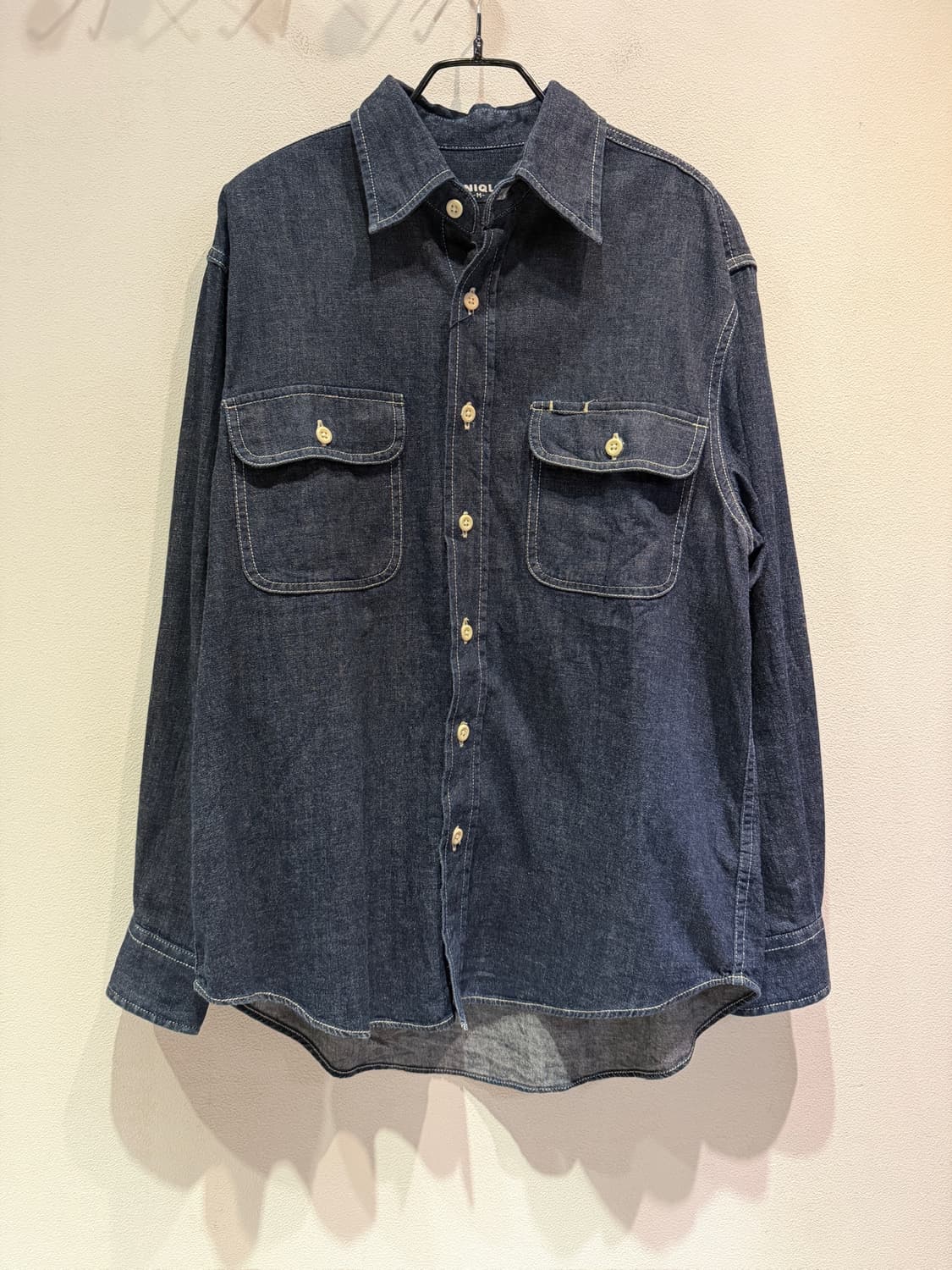 Old UNIQLO Denim Shirt 상품이미지1