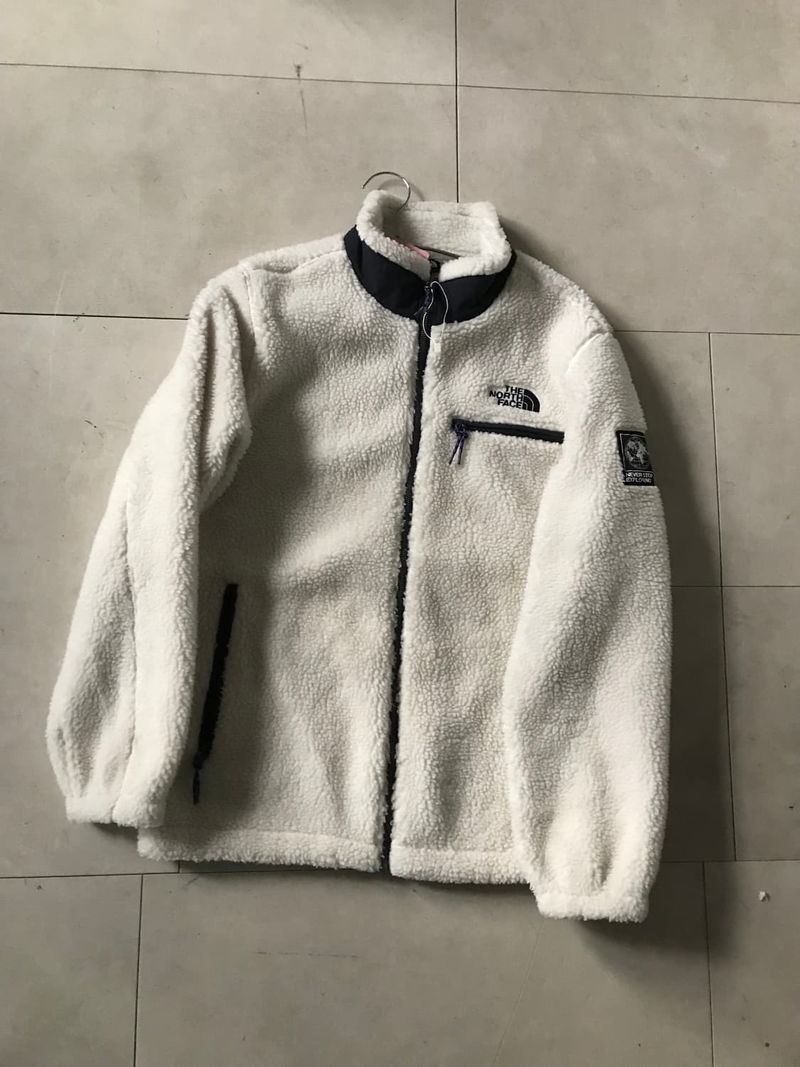 노페 아이보리 후리스 상품이미지8