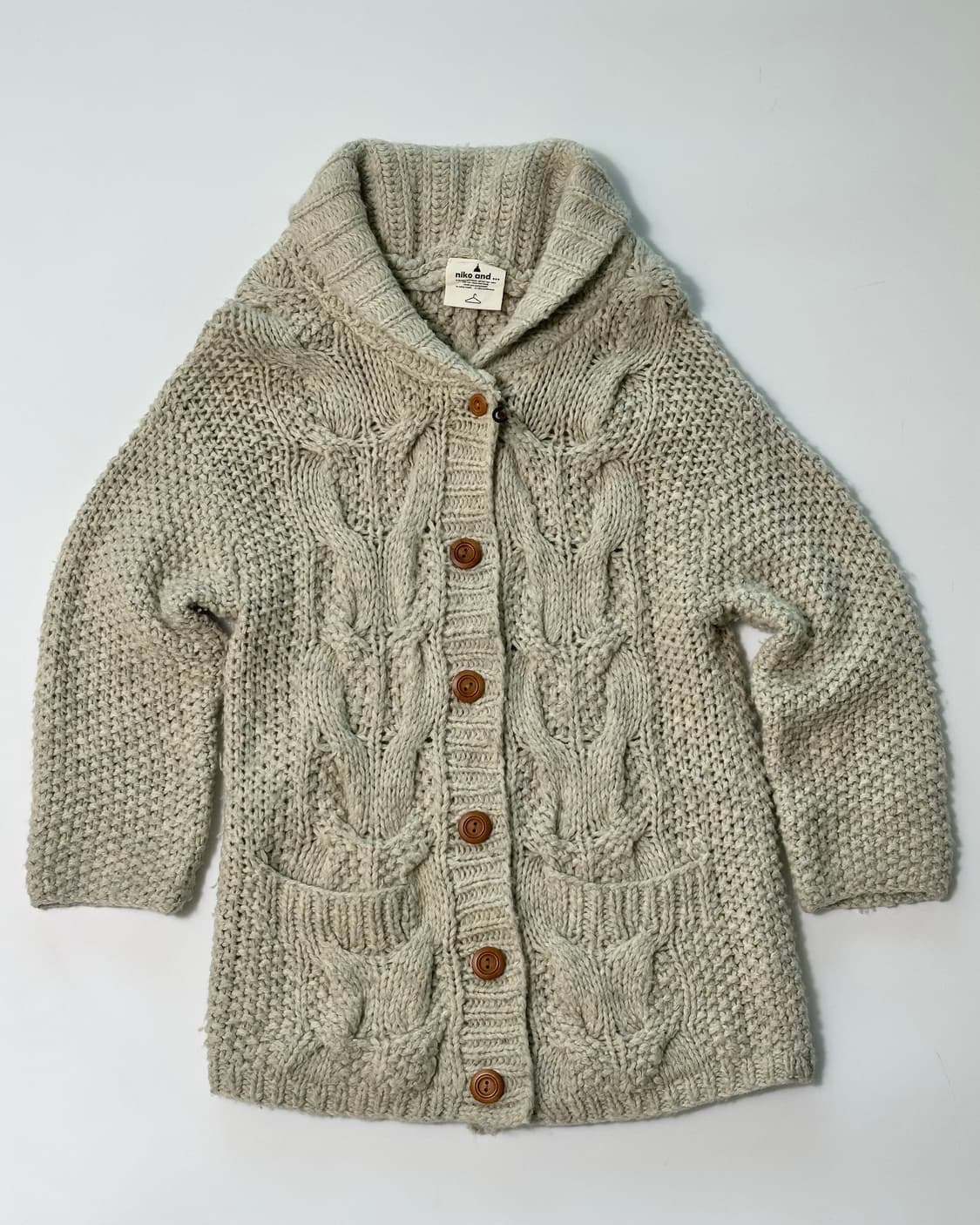 Niko and 오트밀 가디건 상품이미지7