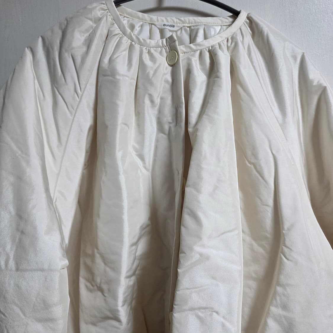 새상품) 유노이아 moss 패딩자켓 크림 M 상품이미지9