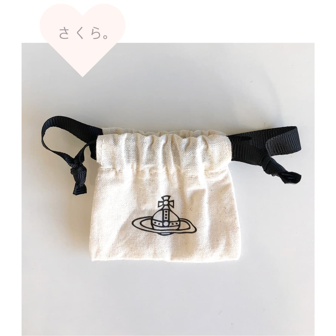 비비안웨스트우드 사쿠라 리본 목걸이 *rare 상품이미지6