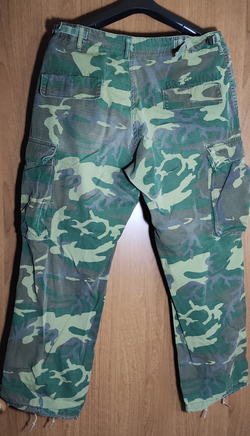 70s 미군 rdf 카모팬츠 허리 43.5cm 상품이미지4