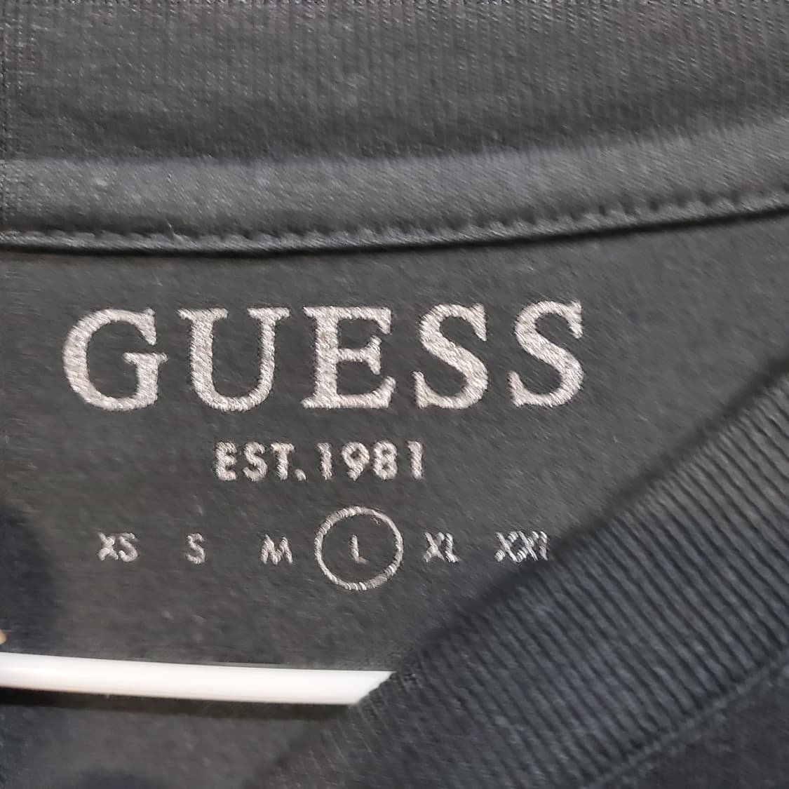 게스 GUESS 블랙 반팔 티셔츠  상품이미지3