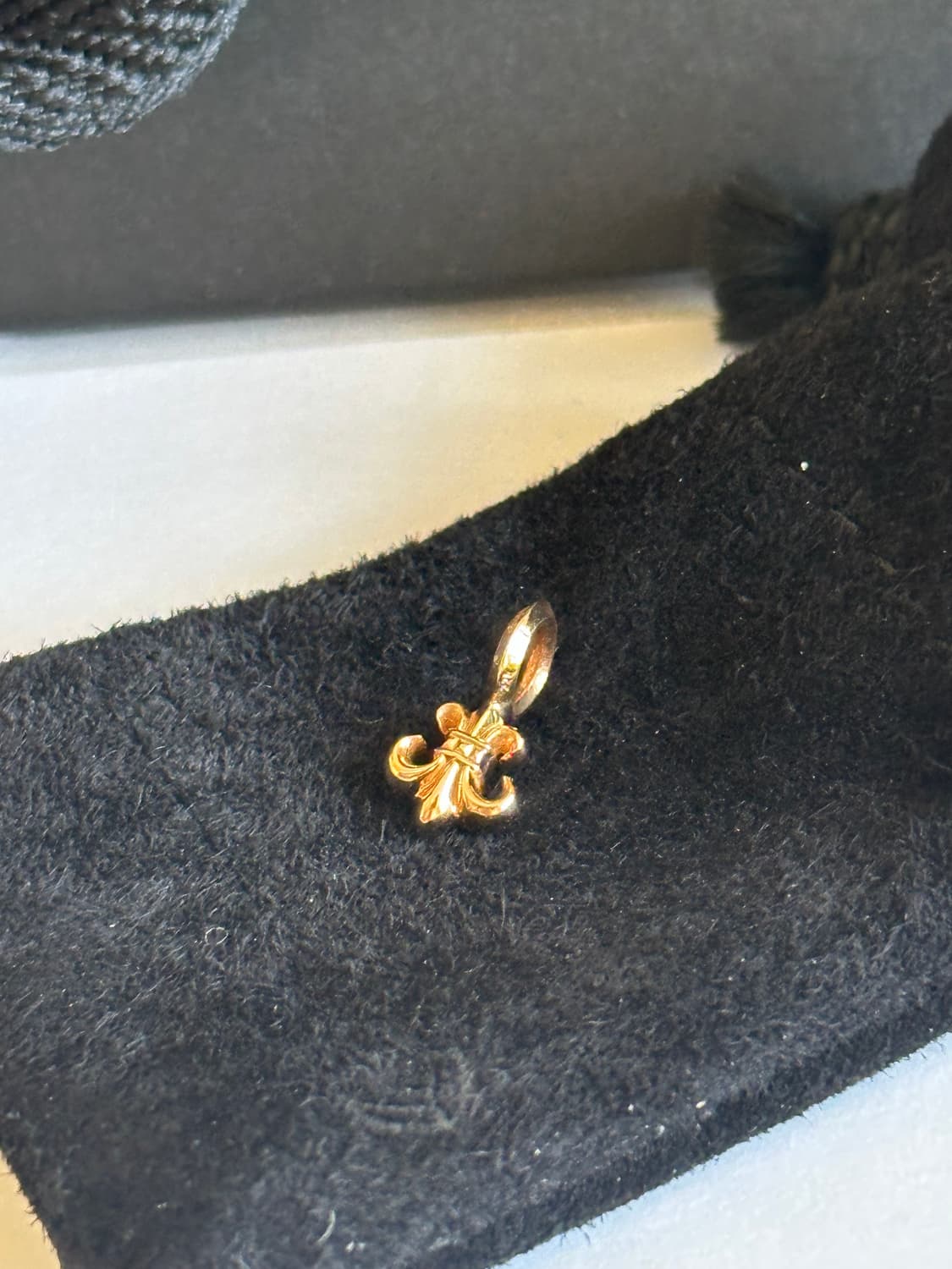 [OS] 크롬하츠 스택 bs 플레어 골드 22k 참 새제품 목걸이 팬던트 상품이미지1