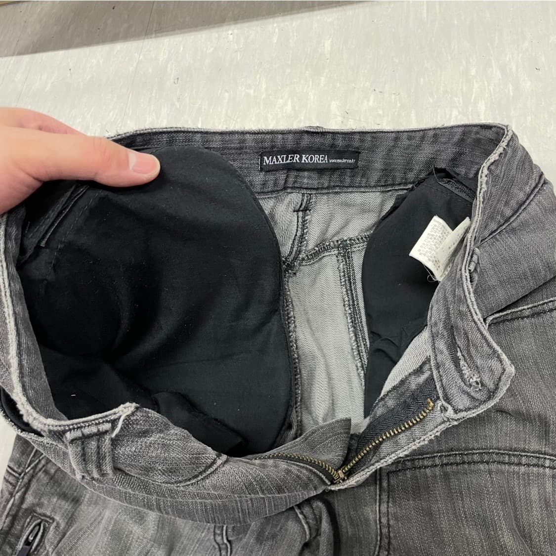 맥슬러 바이커팬츠 라이더진 바이크바지 30인치 V12 상품이미지5