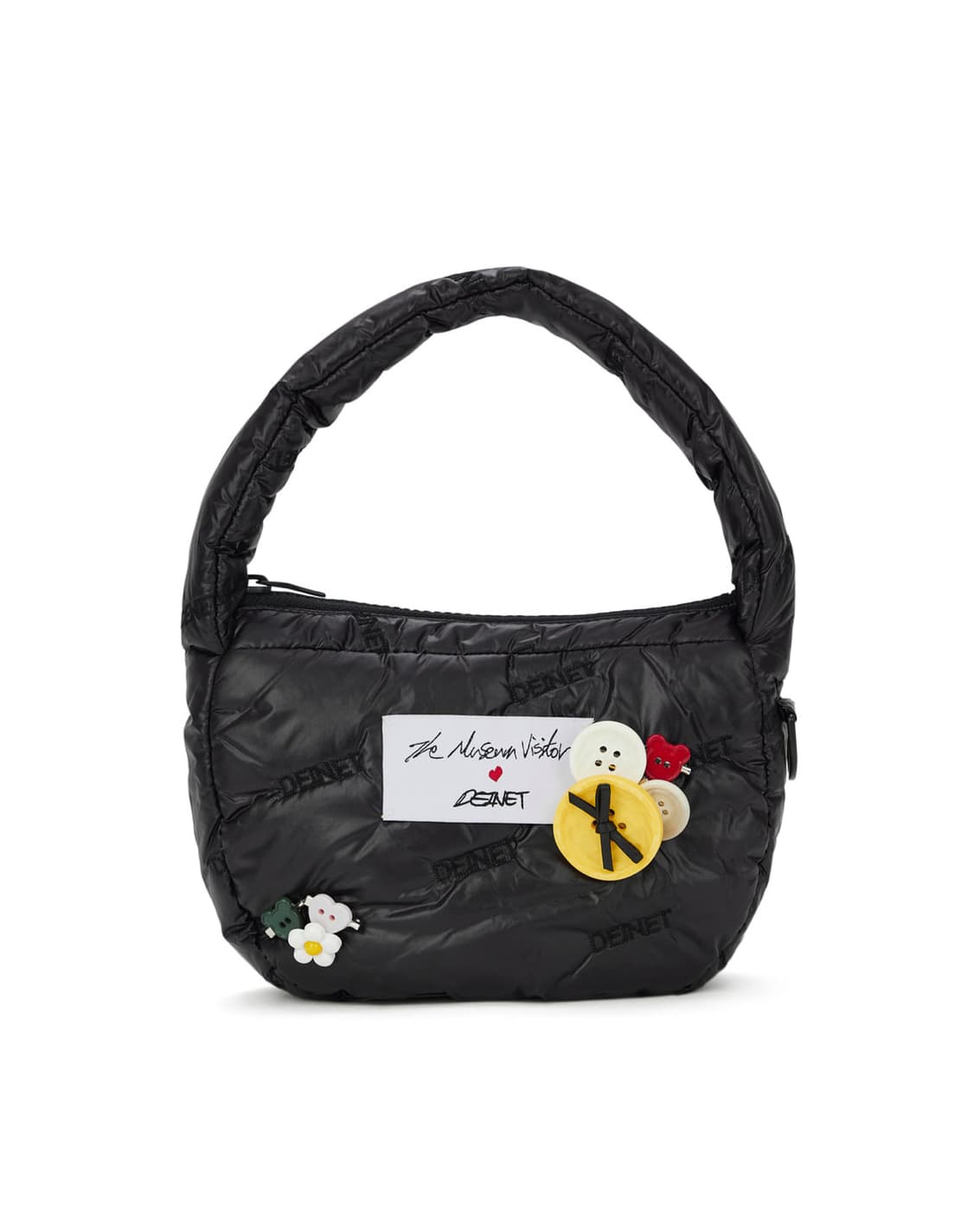 다이닛 더뮤지엄비지터 CLOUD MINI TOTE BAG IN BLACK 상품이미지1