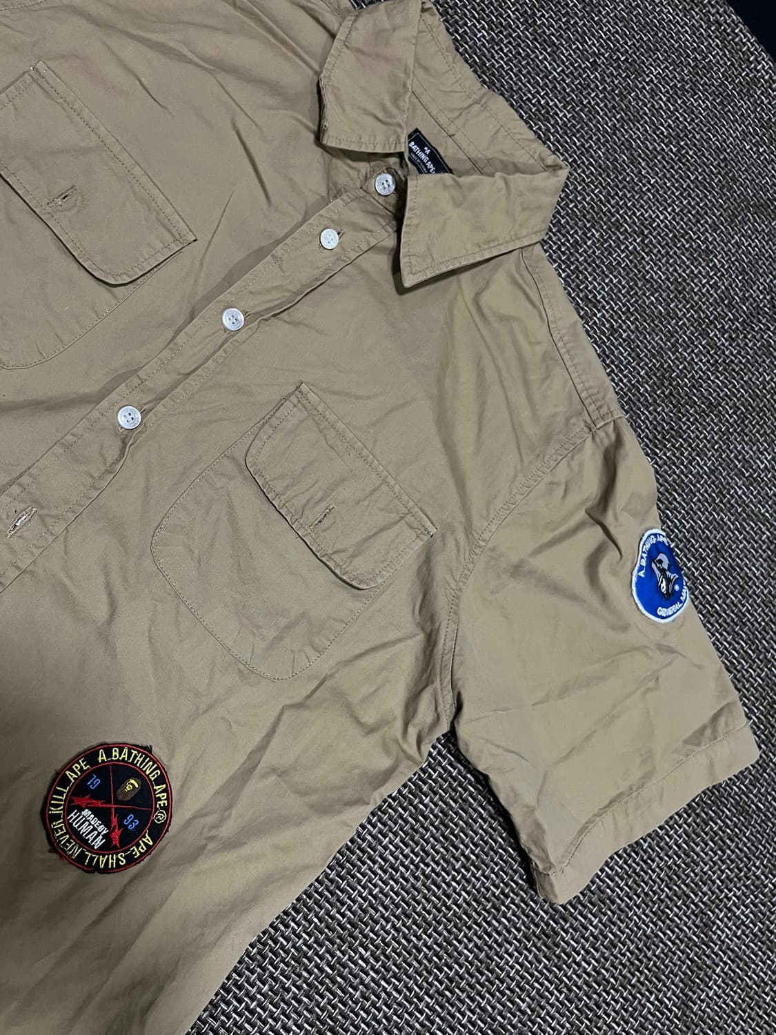 Bape 패치 워크 셔츠 상품이미지1