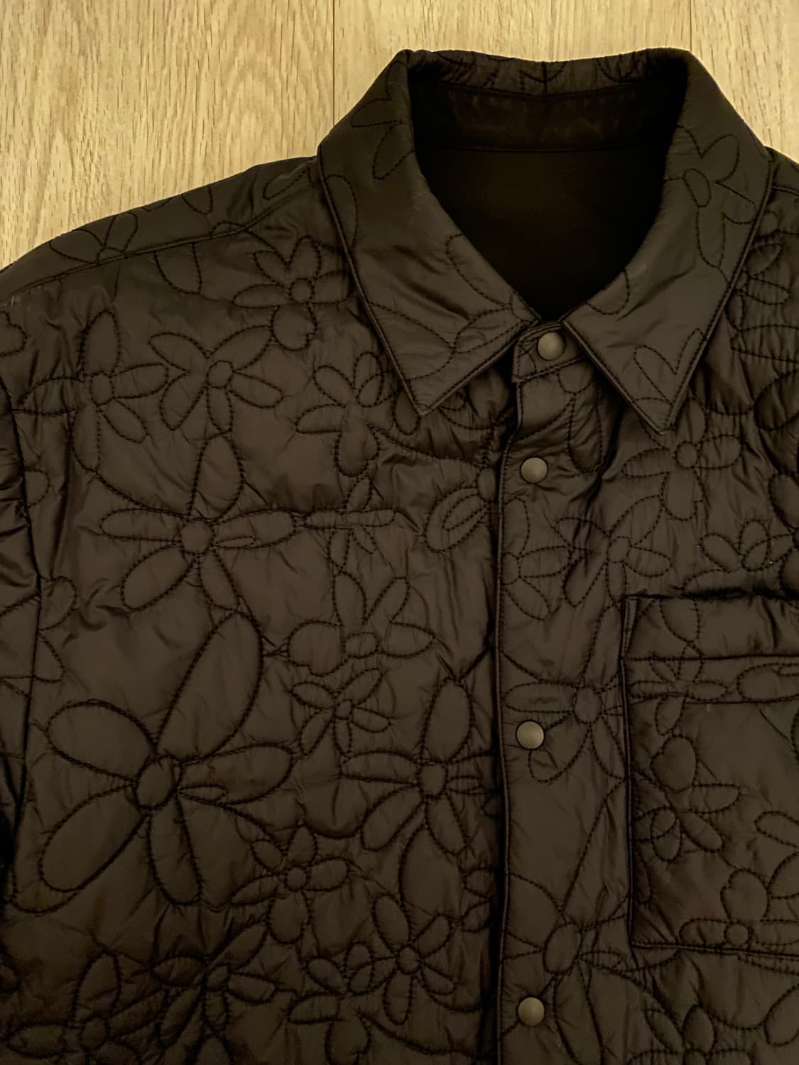 아모멘토 리버서블 퀼티드 플라워 자켓  상품이미지7