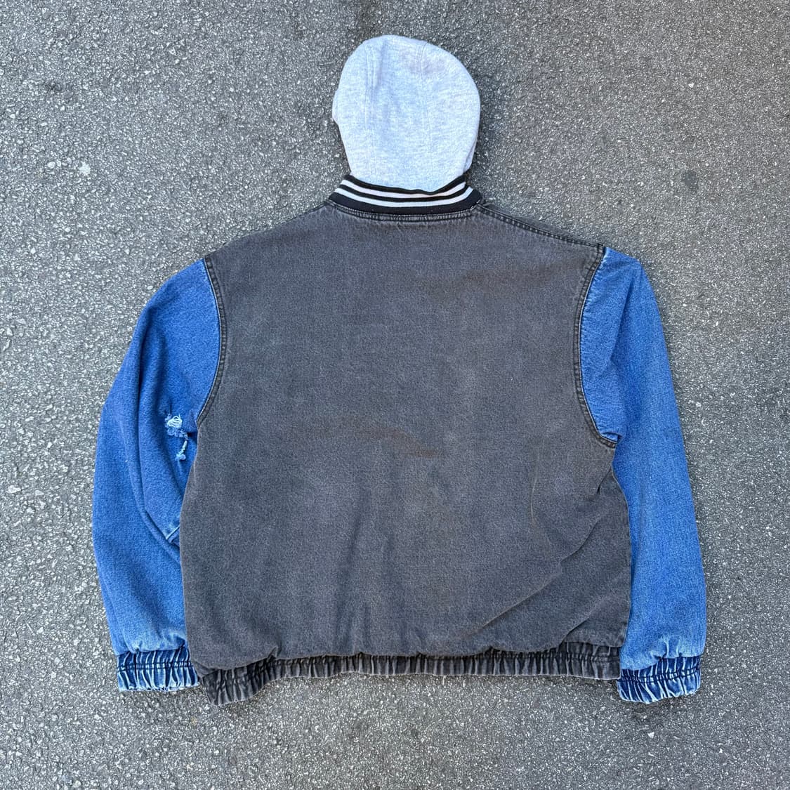 후디 베이스볼 자켓 상품이미지2