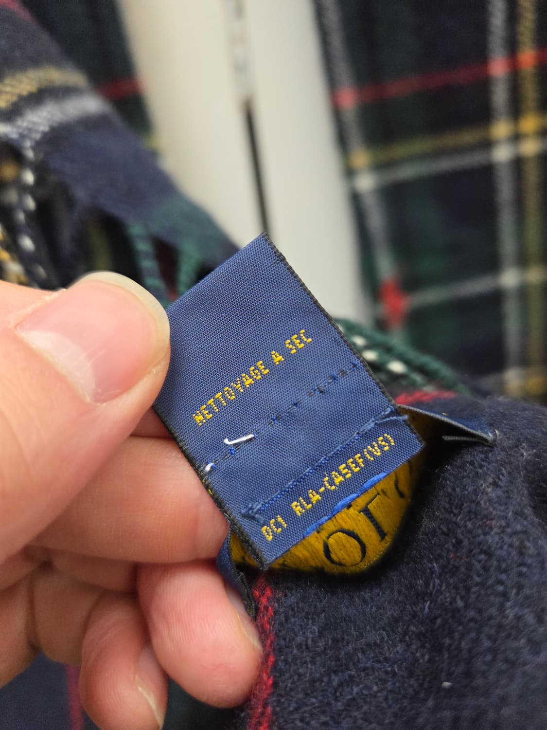 폴로 랄프로렌 타탄체크 울 머플러 상품이미지4