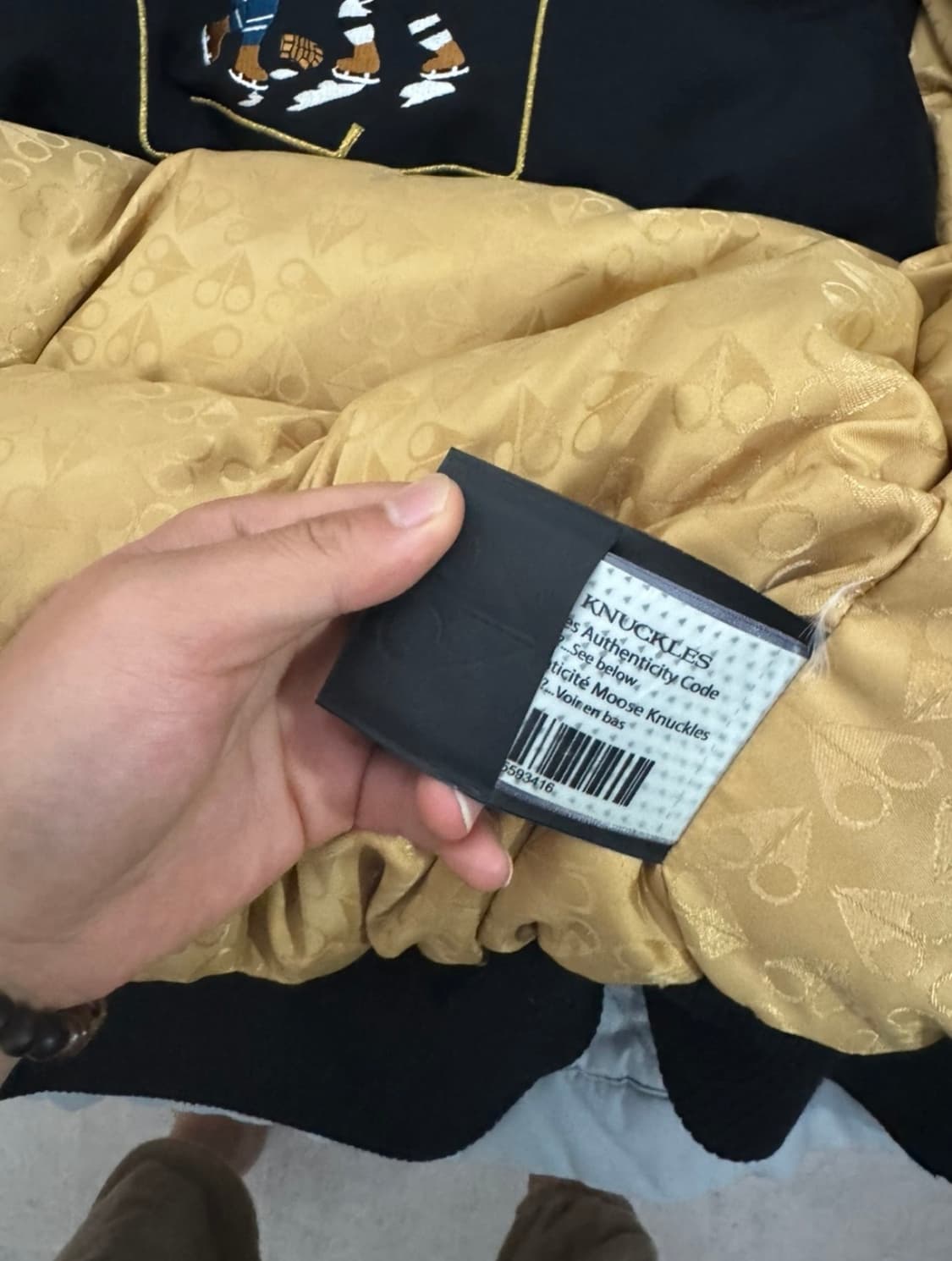 무스너클 발리스틱 금장 M 백화점판 상품이미지4