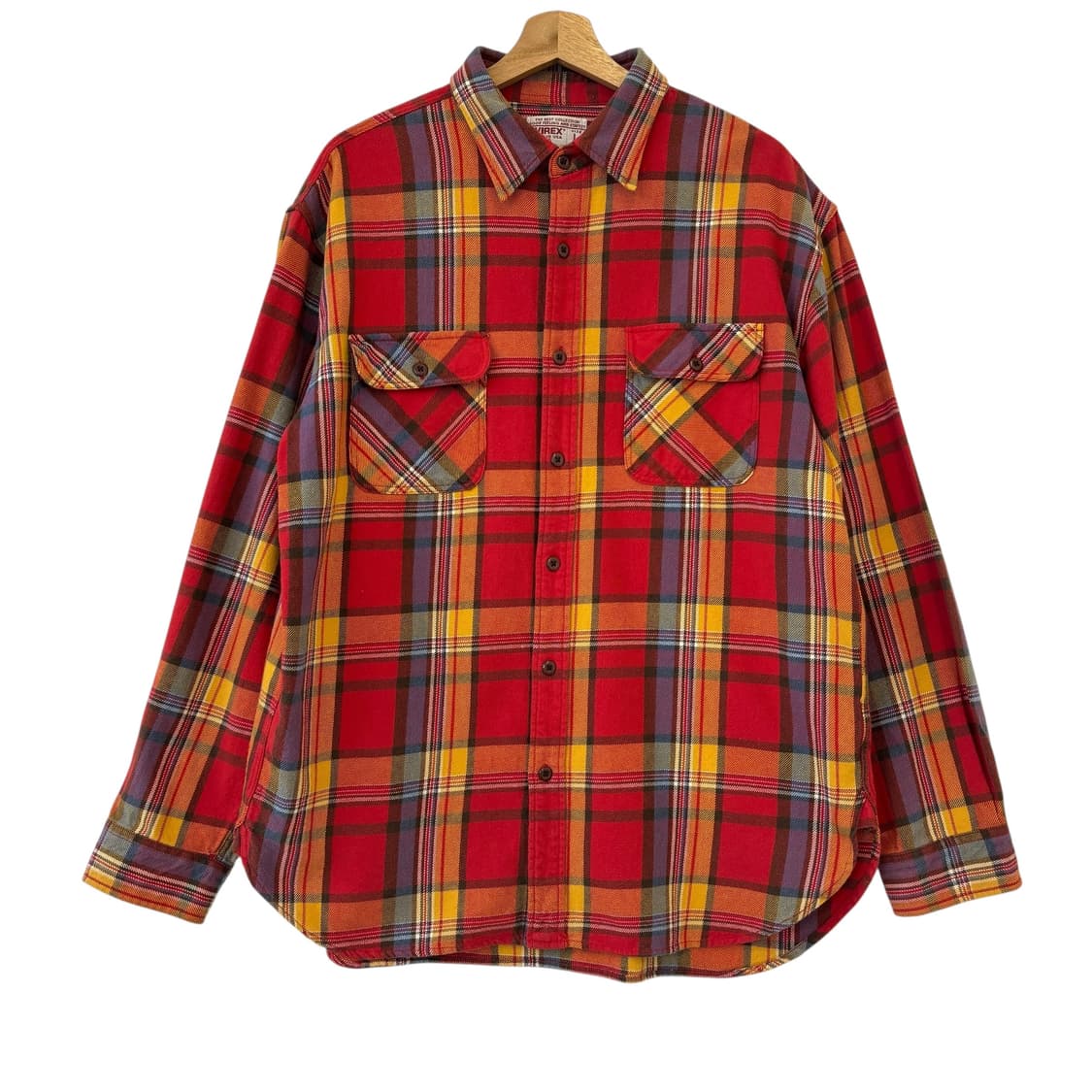 아비렉스 플란넬 체크 셔츠 상품이미지1