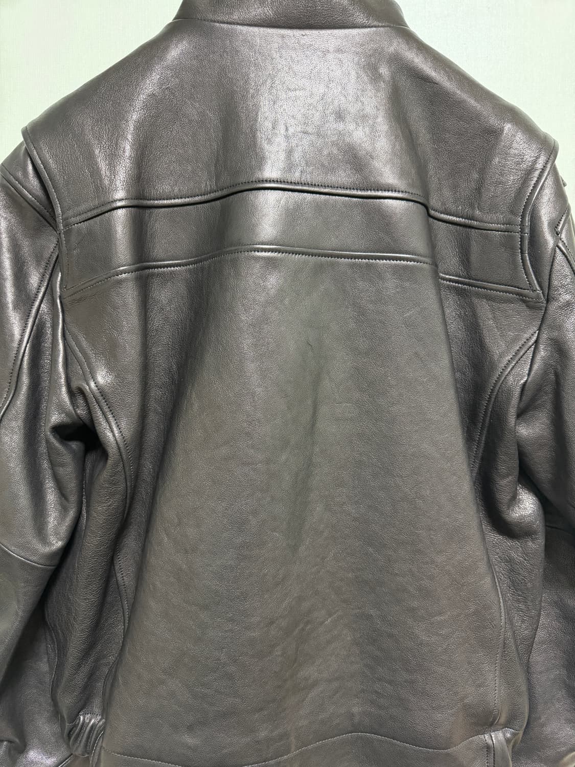 느와르 라르메스 하이넥 레더자켓 46 상품이미지4