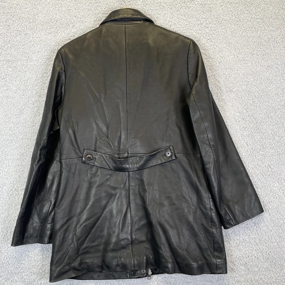 [M] 00'S OLD GAP 올드갭 레더 카코트 블랙 상품이미지3