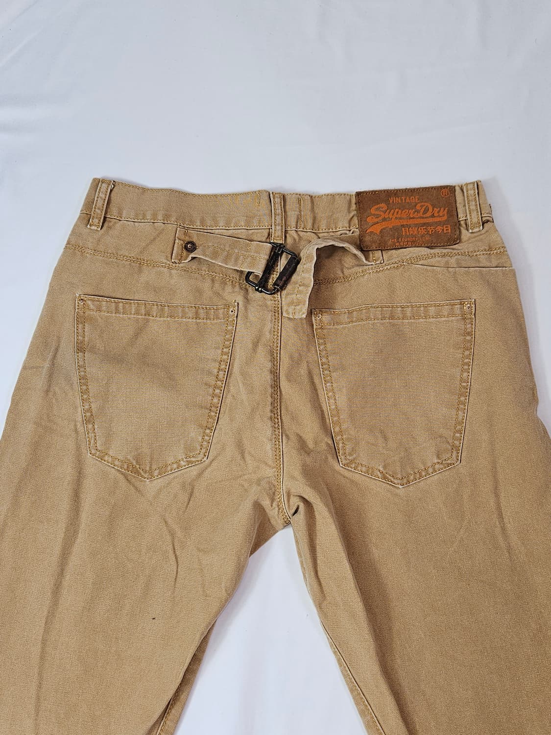 수퍼드라이 슈퍼드라이 빈티지시리즈 버클 워크팬츠 코튼 데님 30 상품이미지2