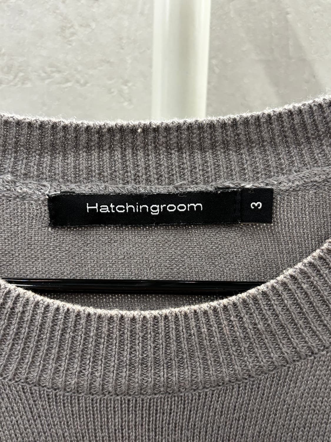 Hatchingroom 남성 니트 회색 사이즈 3 상품이미지4