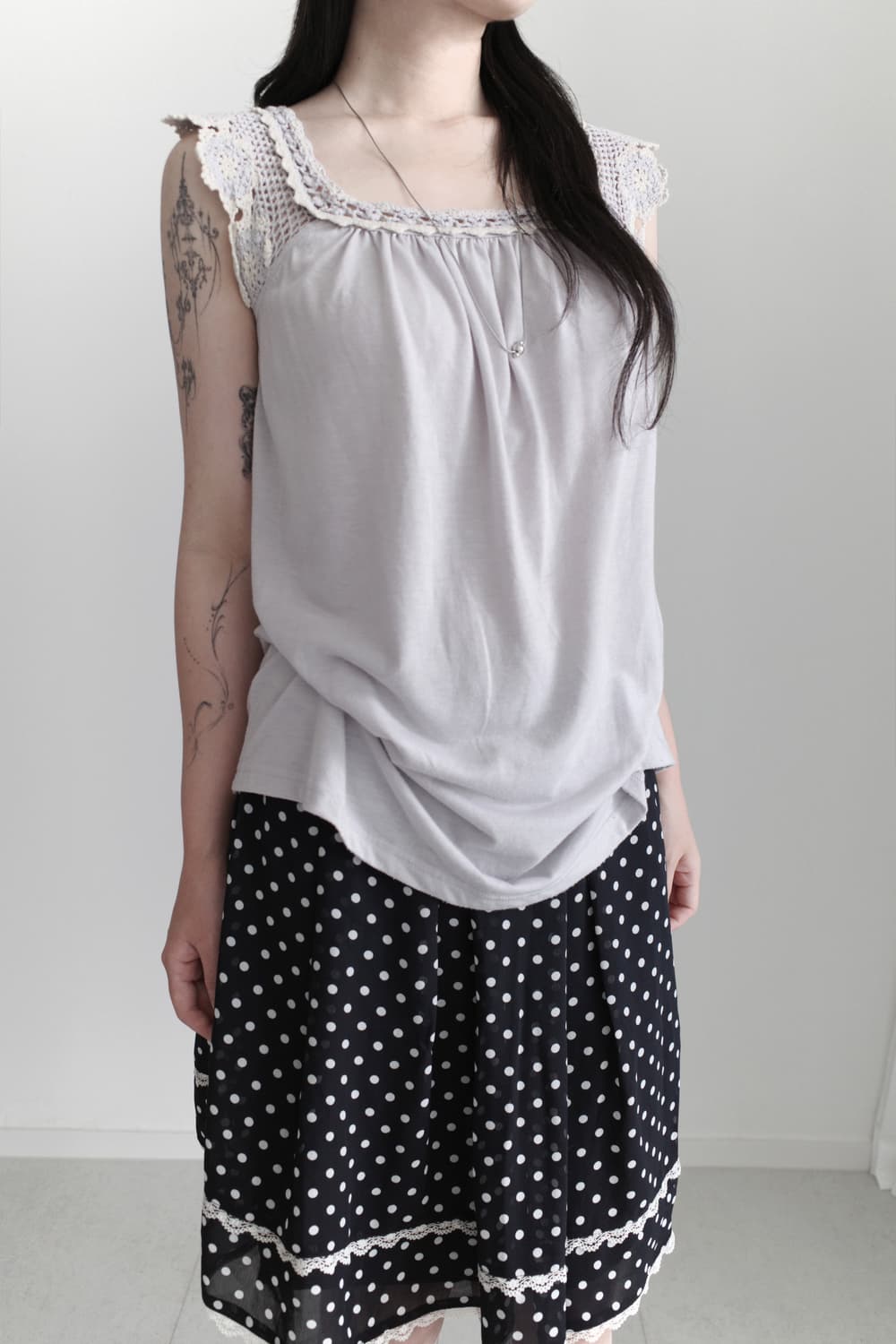 lace sleeveless 상품이미지6