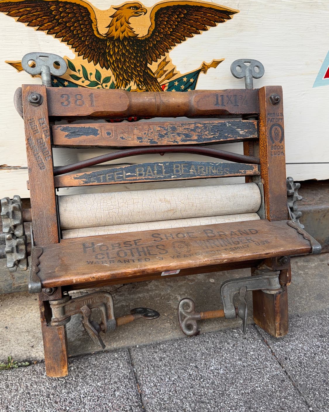 빈티지 소품 1900년 Horse Shoe 탈수기 상품이미지1