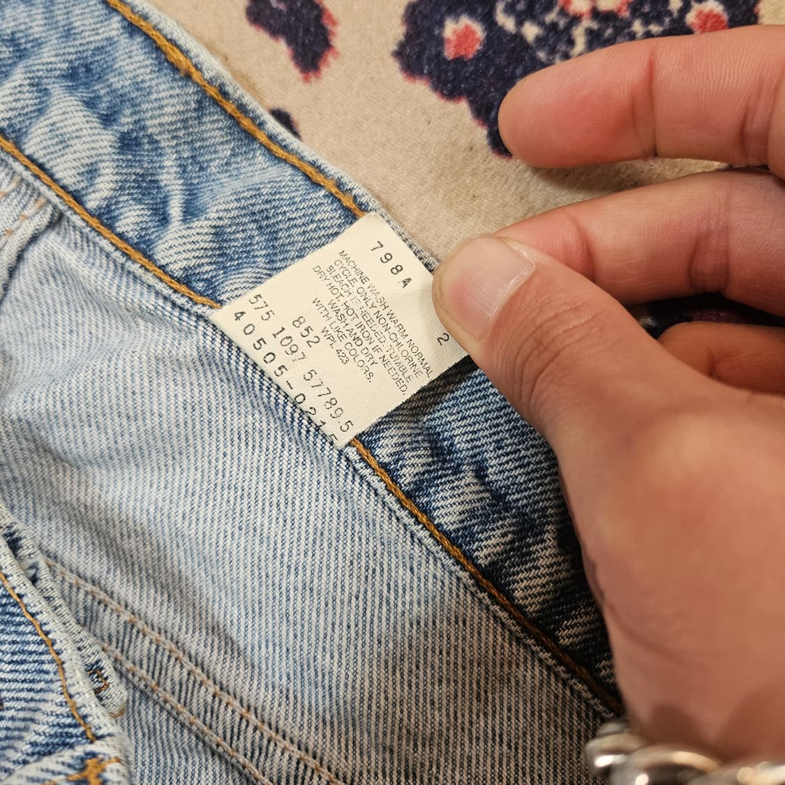 리바이스(Levis) 90's No.505 오렌지탭 빈티지 데님팬츠 상품이미지9