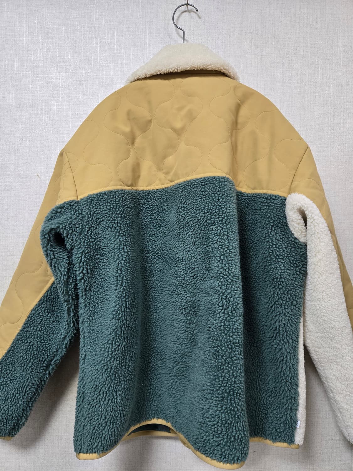 아디다스 쉐르파 뽀글이 후리스 배색 자켓 잠바 상품이미지2