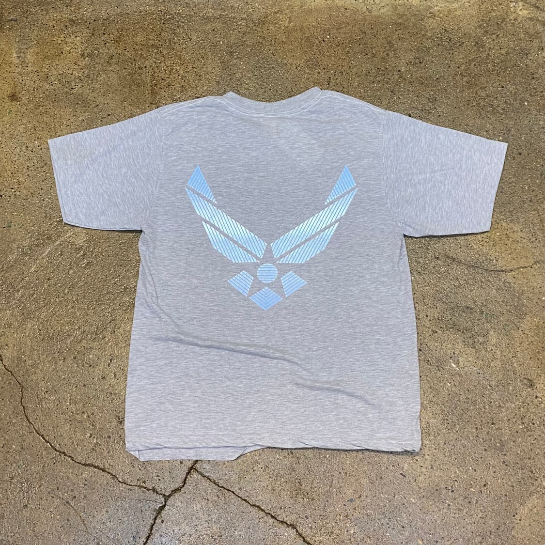 미국 빈티지 공군 밀리터리 아미 에어포스 반팔티 군복 티셔츠 S 상품이미지4