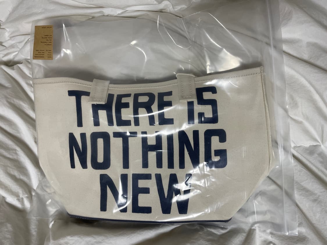 컬렉트피시스 there is nothing new 수비니어 토트백 상품이미지3