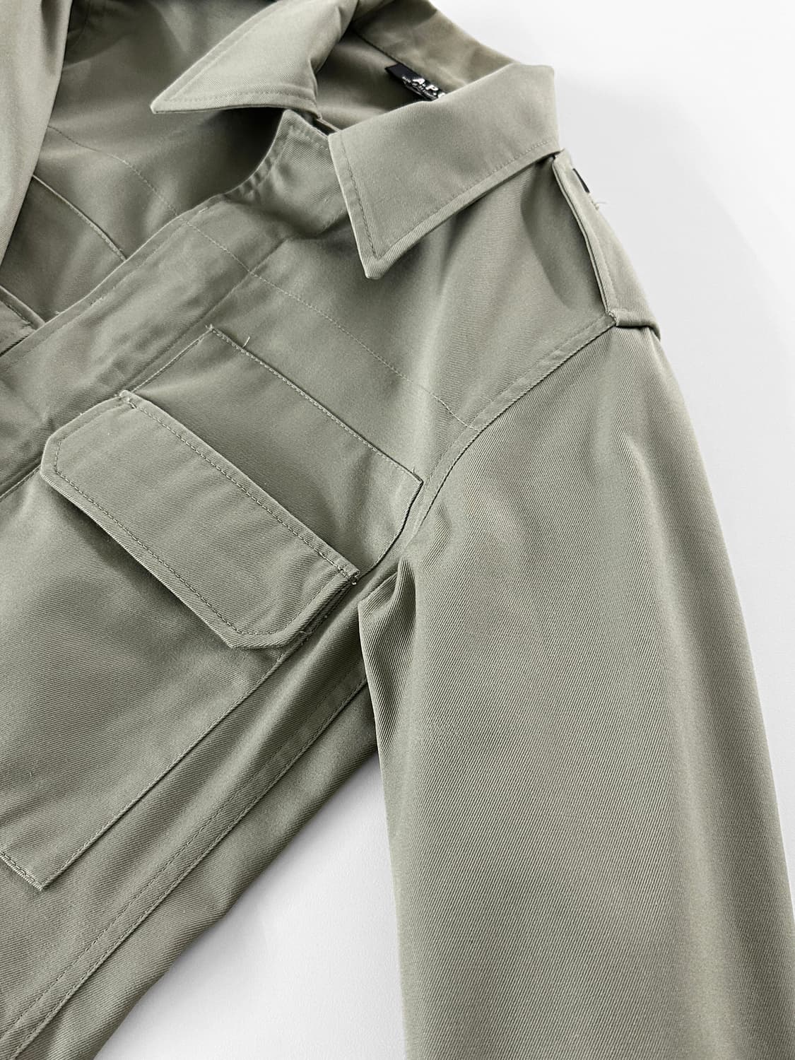 90s 빈티지 A.P.C 밀리터리 셔츠 자켓 상품이미지8
