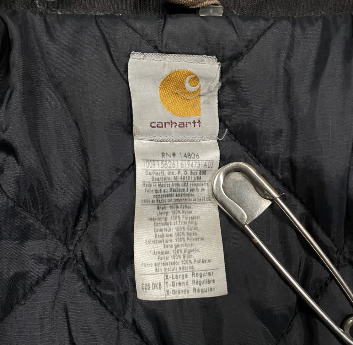 칼하트 자켓 C03 DKB (XL) 상품이미지6