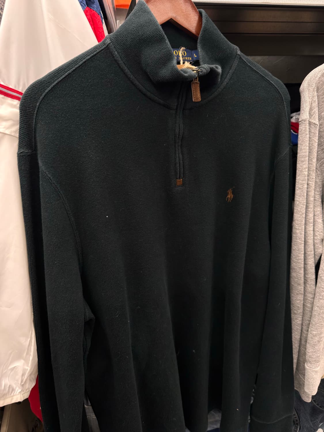 폴로 코튼 반집업  상품이미지2