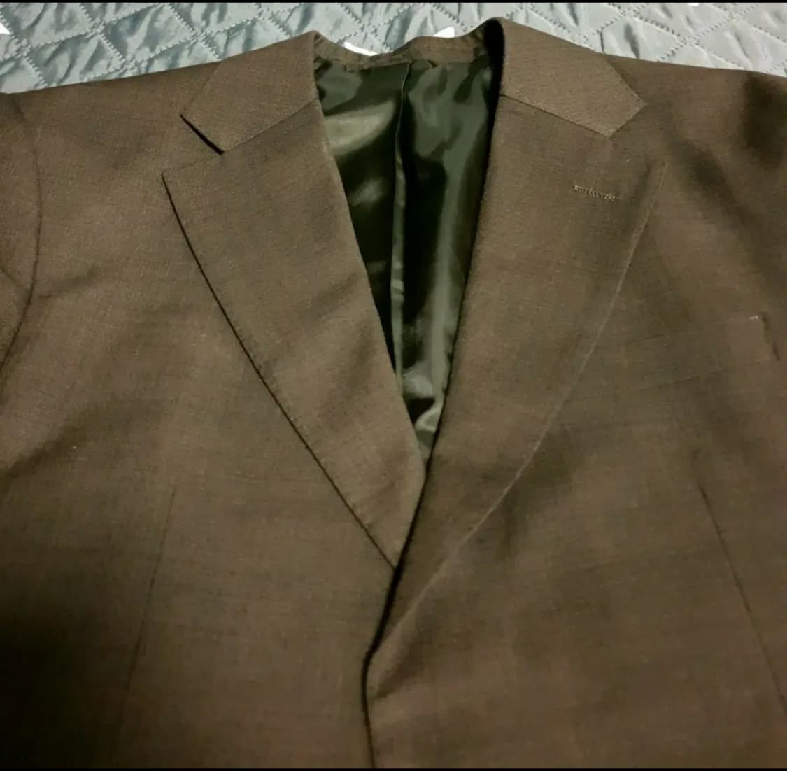 (맞춤정장) 구월양복 테일러드 클래식 수트+베스트 셋업 다크브라운 상품이미지2