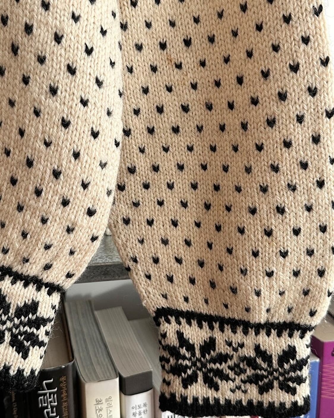 빈티지 ) 핸드메이드 노르딕 가디건 상품이미지10